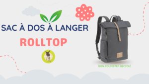 Sac à dos à langer Rolltop LÄSSIG