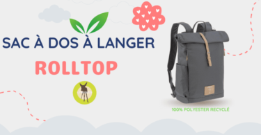 Sac à dos à langer Rolltop LÄSSIG