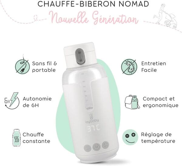 chauffe biberon nomade 
izybaby Nomad