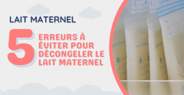 5 erreurs à éviter pour décongeler le lait maternel