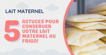 conserver lait maternel au frigo