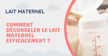 décongeler le lait maternel