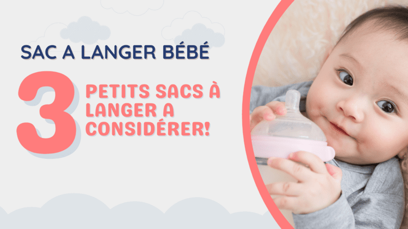 Top 3 : le meilleur petit sac à langer