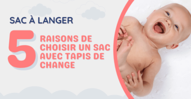 sac a langer avec tapis de change